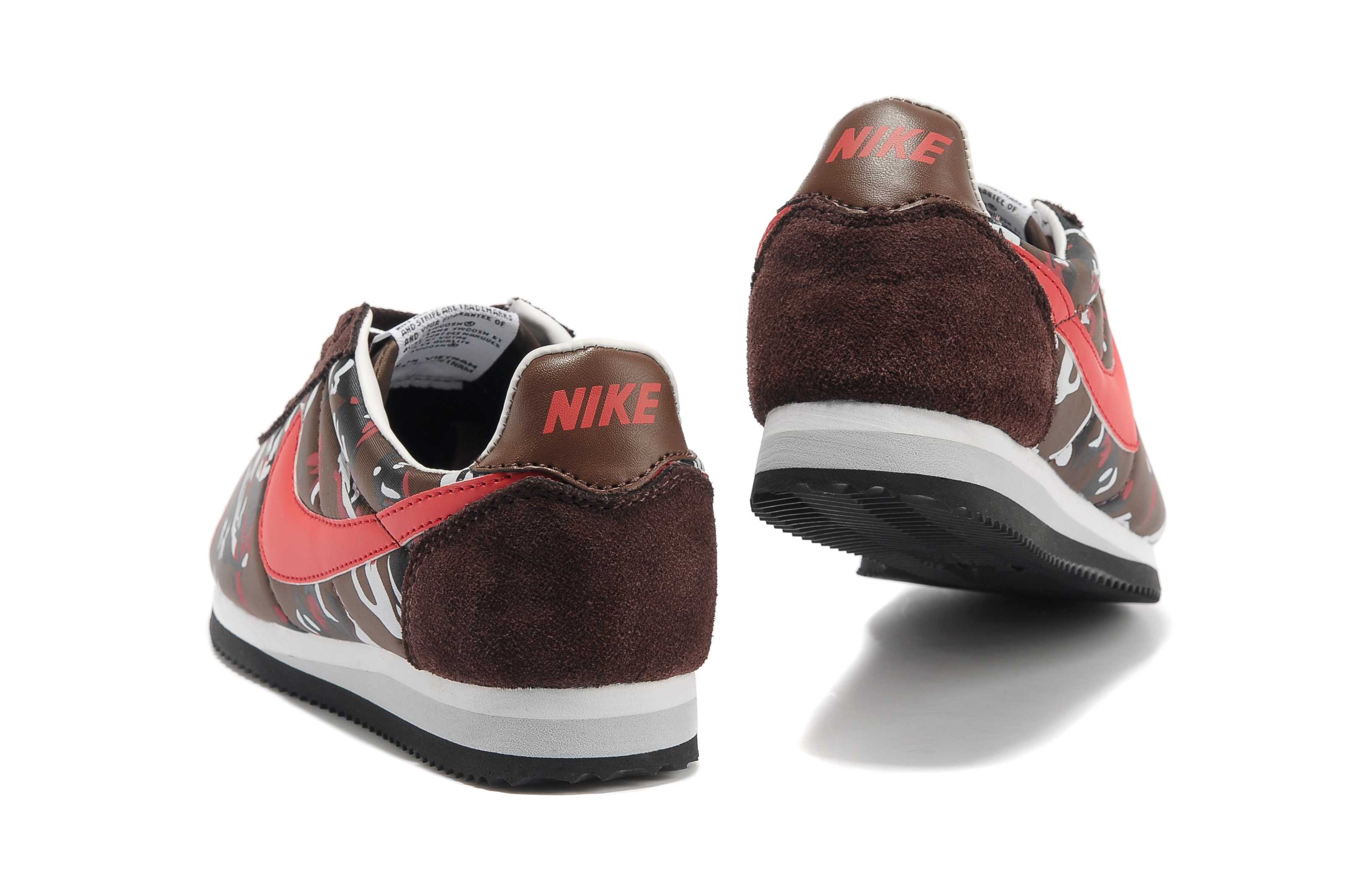 NIKE CORTEZ NYLON PRM femme nike cortez noir Brown Camouflage footlocker